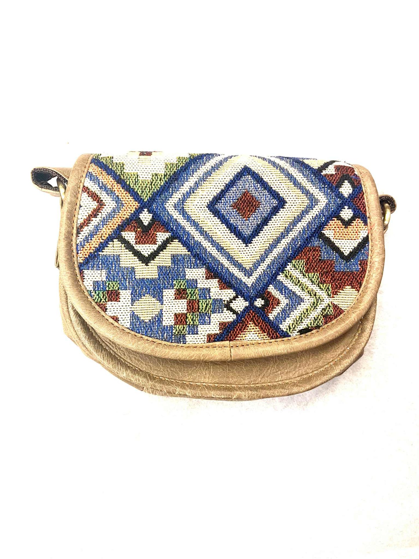 Sac à bandouillère motifs géométriques - 3 motifs offerts - Rouge Import