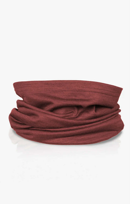 Cache-Cou Mérinos Carmin - Ultra Léger -  Bonnetier