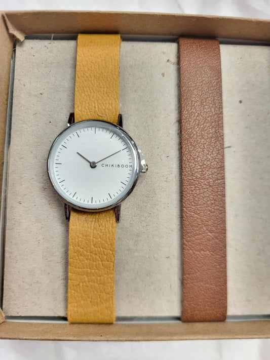 Duos de montres - Brun - Moutarde