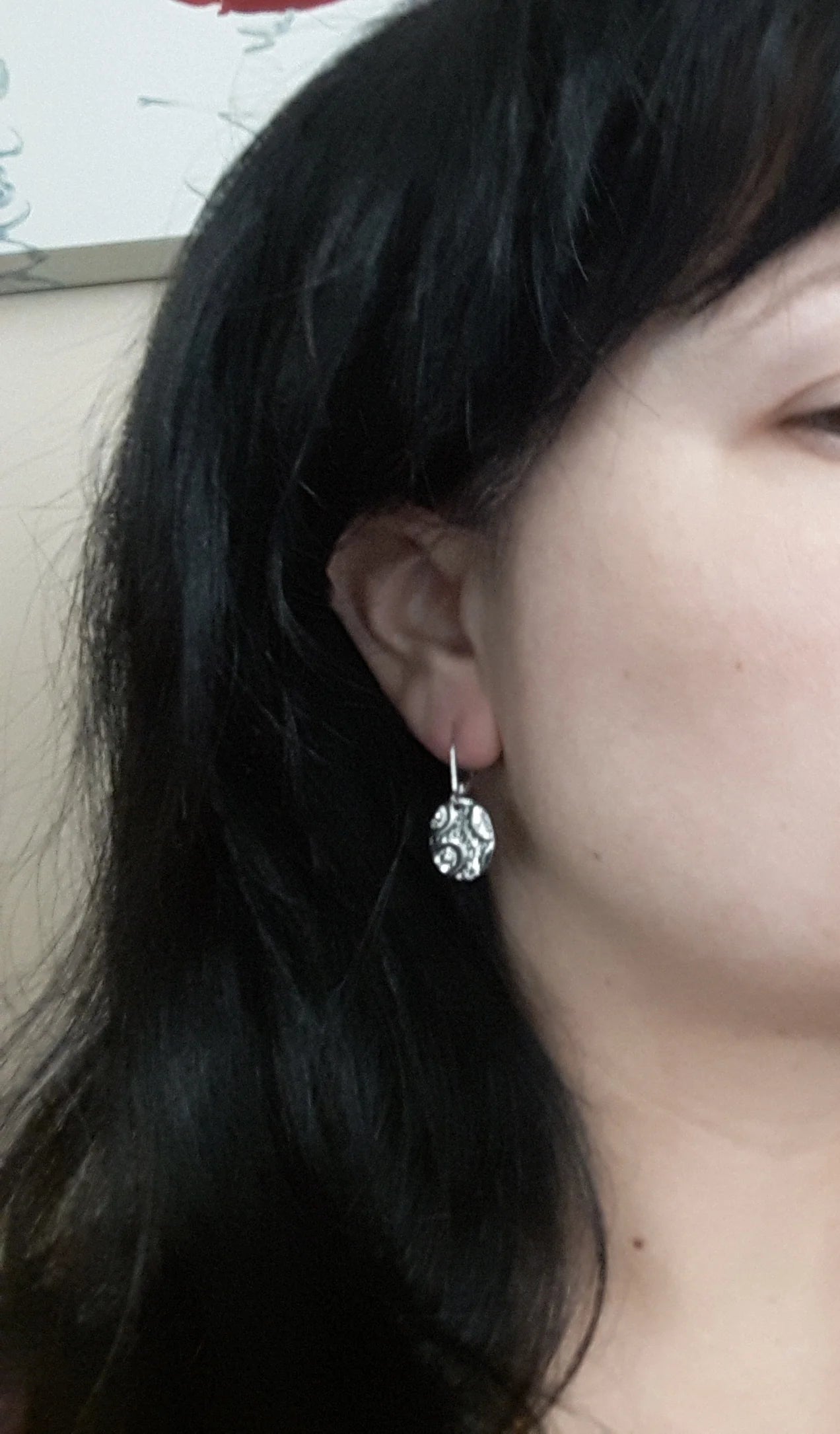 Earrings - Full moon - Marie-Ève ​​Bordeleau 