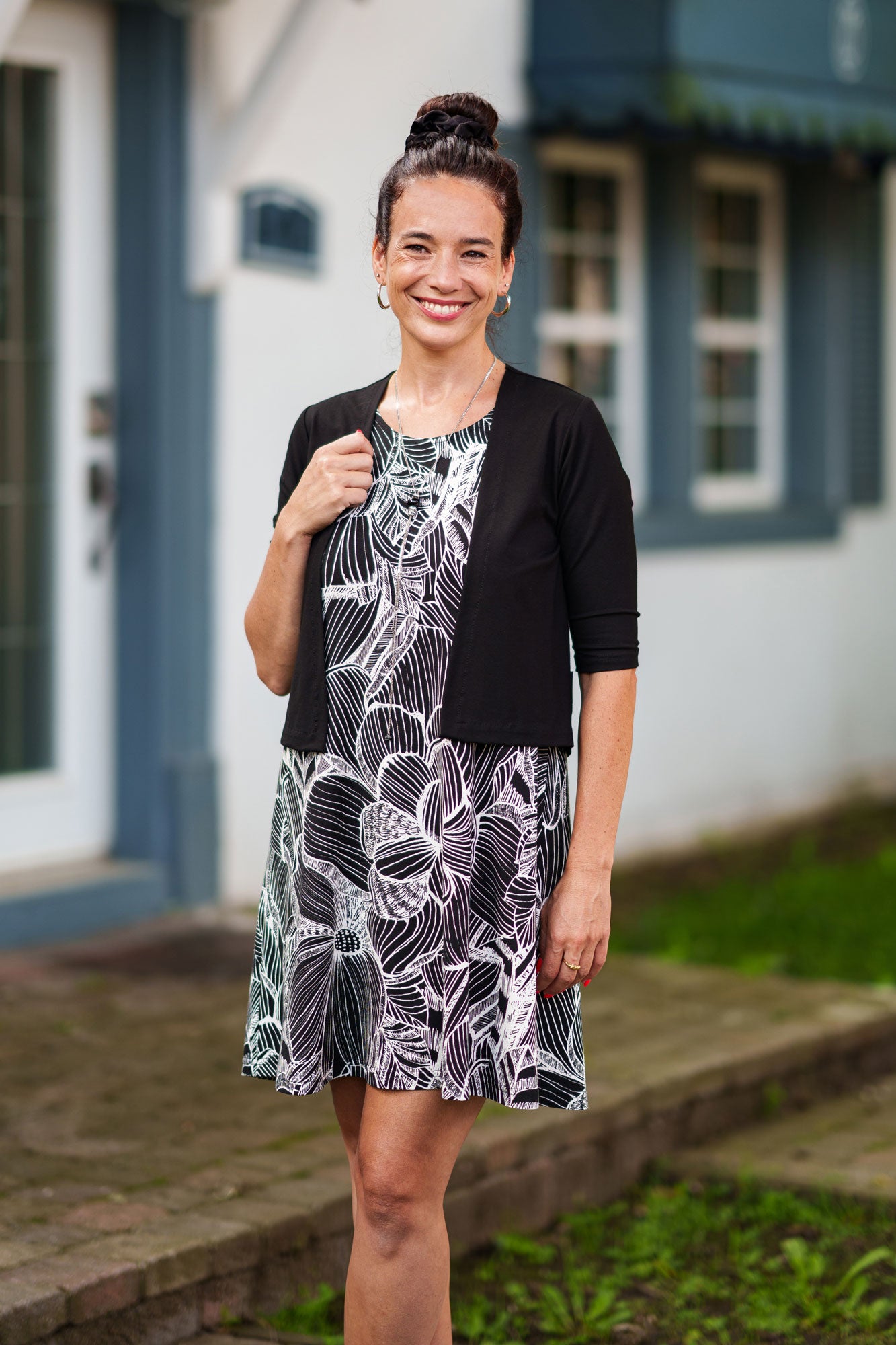 Dufresne Dress - Black and White - Nothing is Lost