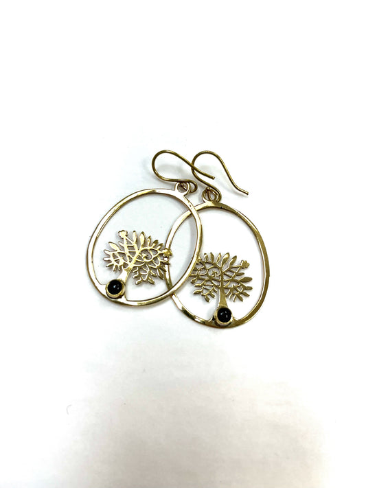 Boucles d'oreilles Zindagee RI14 - Or - Rouge Import