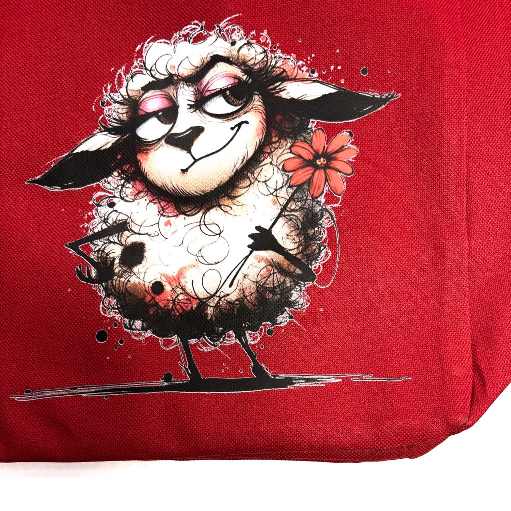 Sac Rouge - Mouton - Impressione-Toi