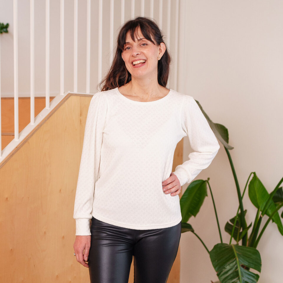 Chandail camarine - Ivoire