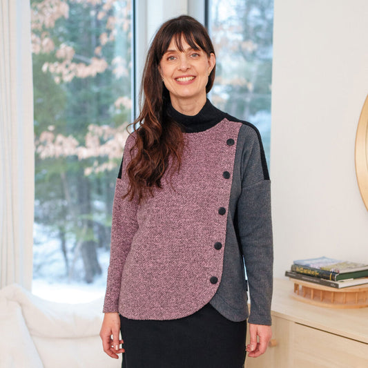 Chandail chèvrefeuille Rose