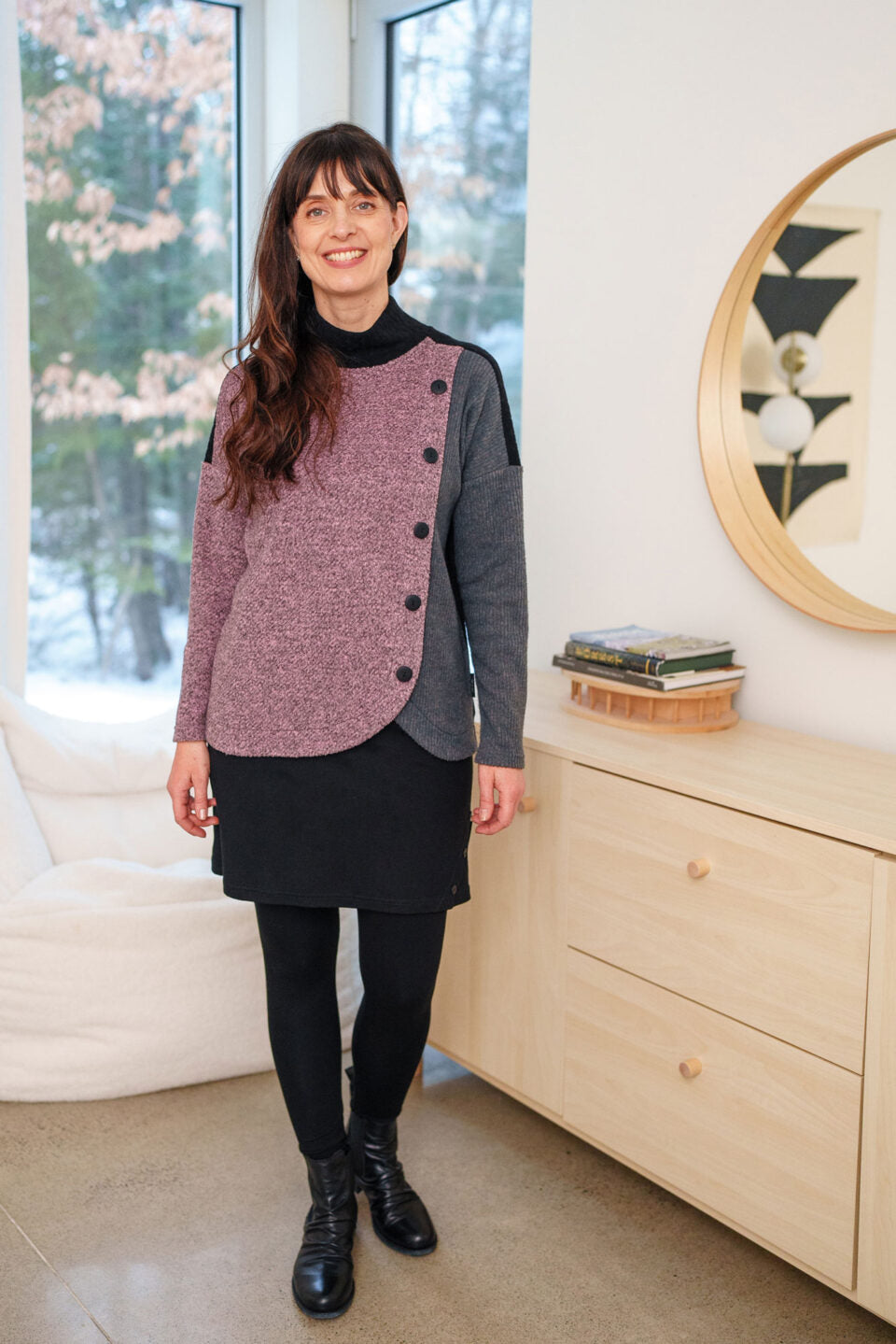 Chandail chèvrefeuille Rose