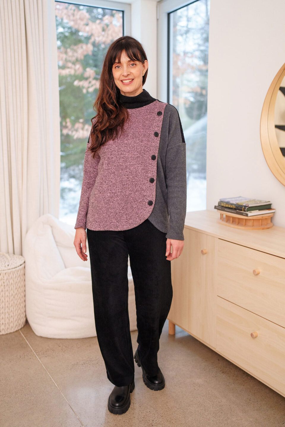 Chandail chèvrefeuille Rose