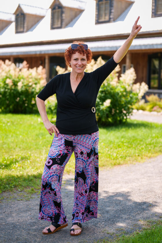 chandail cotillon noir - Rien ne se Perd