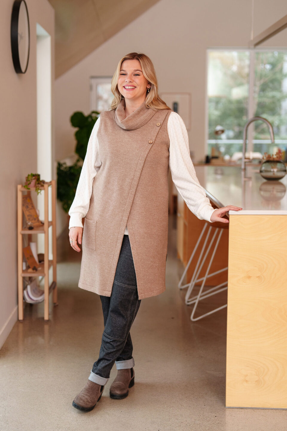 Pantalon cyprès Gris denim