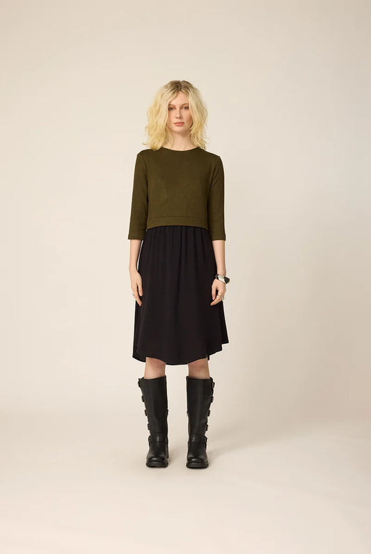 Robe PEARL - Olive - CHLO par Cokluch