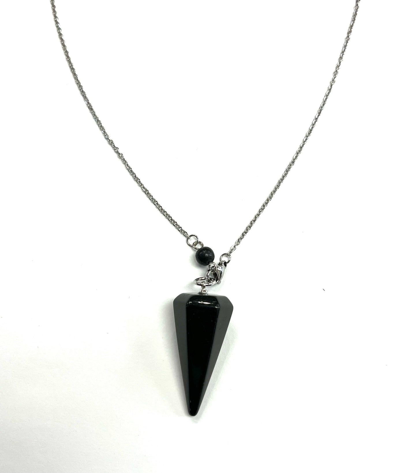 Collier Obsidienne - Rouge Inox