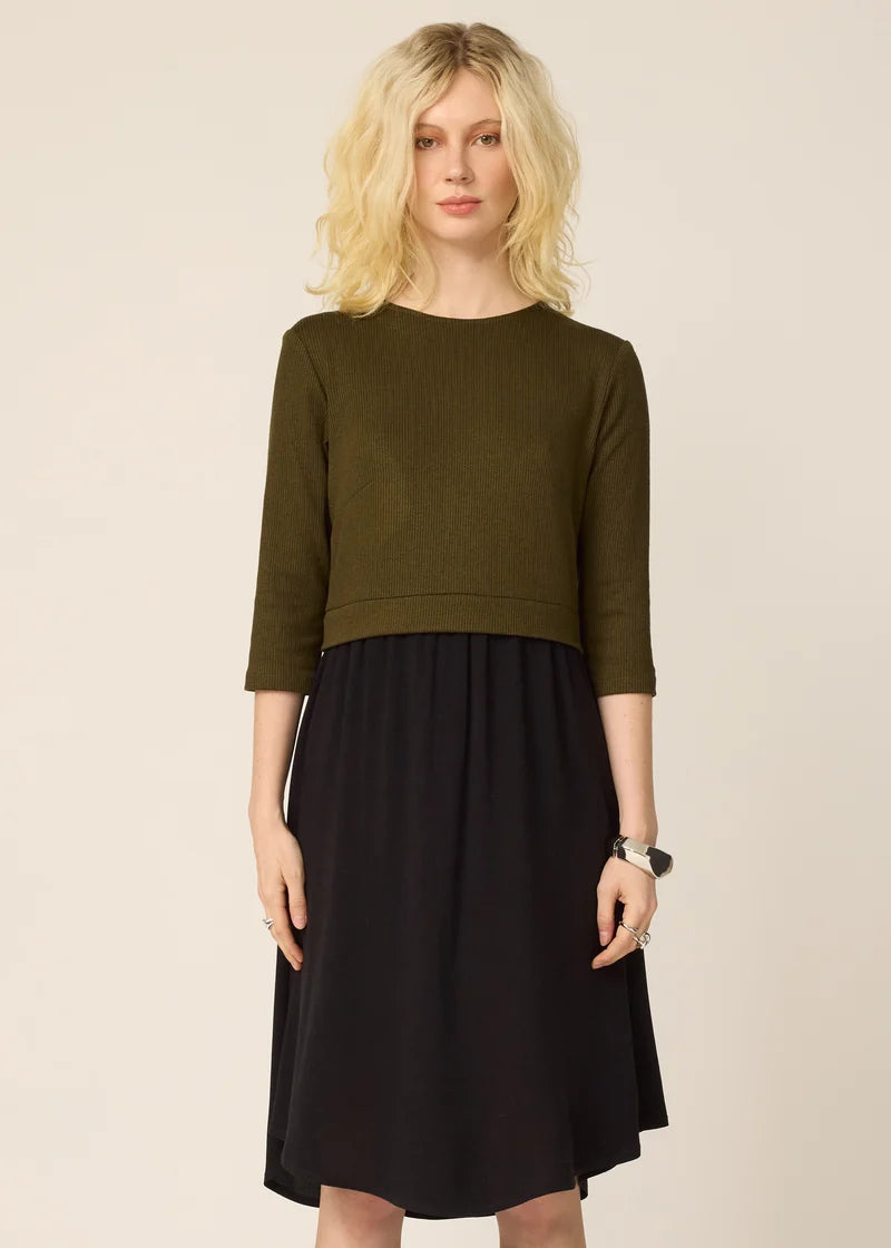 Robe PEARL - Olive - CHLO par Cokluch