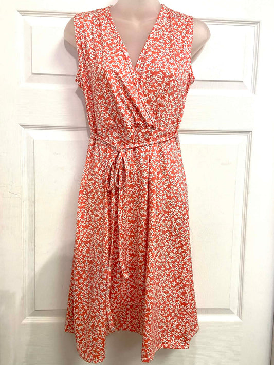 JS43 Daisy Red - Robe faux-portefeuille cache-cœur – Imprimé fleuri - Kozii