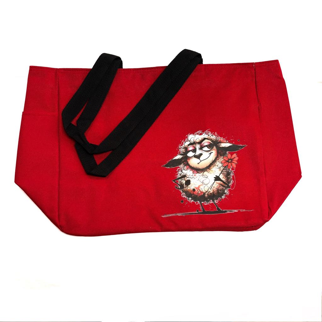 Sac Rouge - Mouton - Impressione-Toi