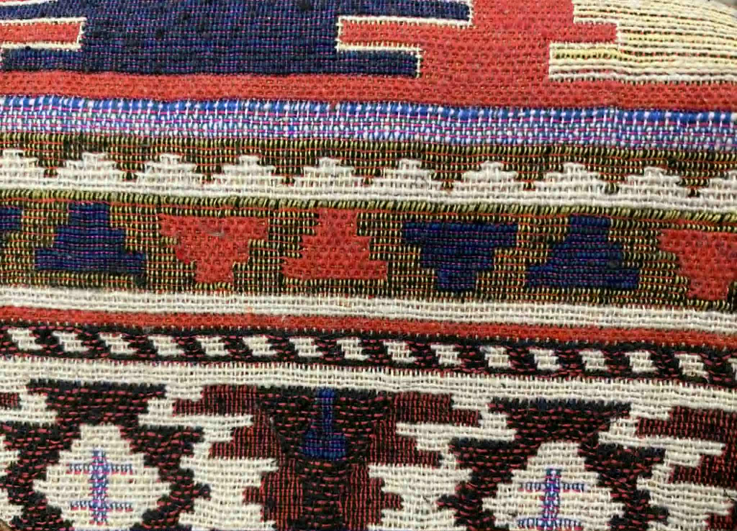 Sac à bandouillère motifs géométriques - 3 motifs offerts - Rouge Import