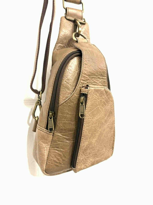 Sac bandouillère brun pâle - SUN