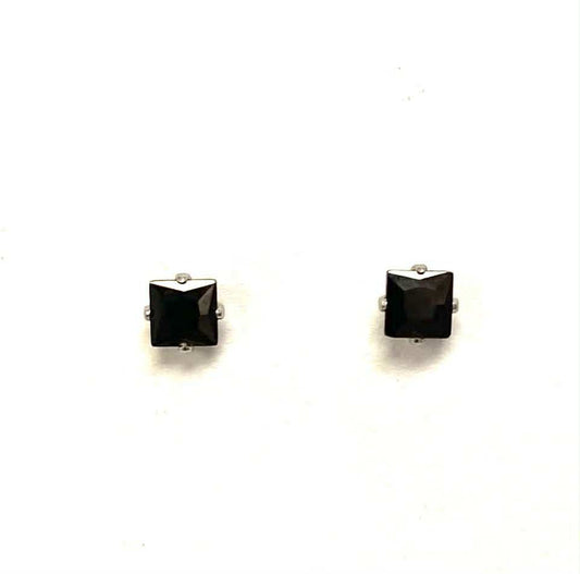 Boucles d''oreilles - Zircon 2 mm - Rouge Inox