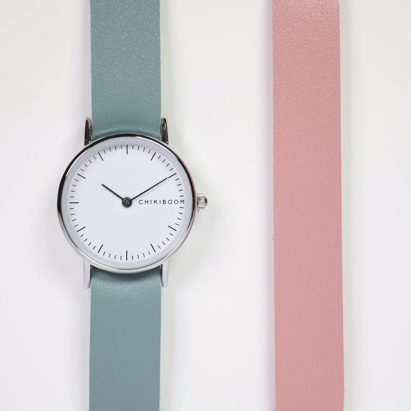 Duos de montres - Turquoise - Rose