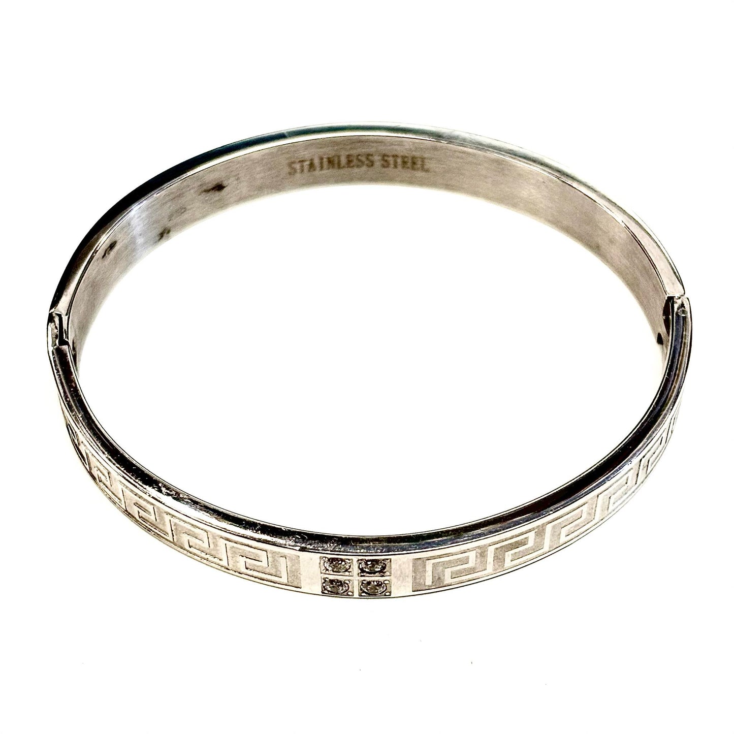 Beacelet - Silver - Red Stainless Steel - ABC01