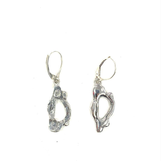 Ruissellement - Boucles d'oreilles  en argent sterling  - Marie-Eve Bordeleau