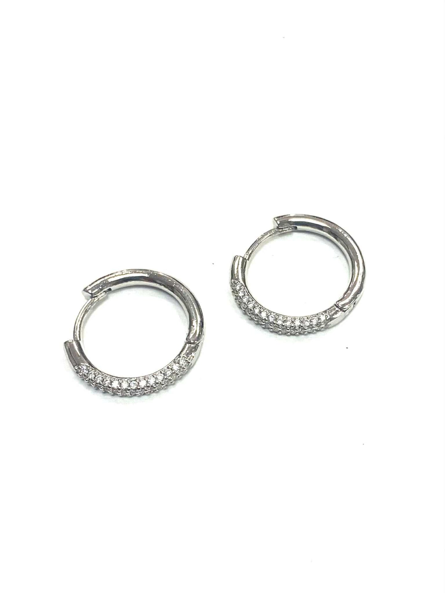 Anneau argenté - rouge inox