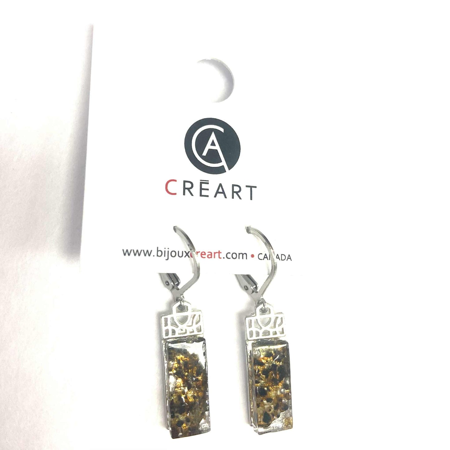 Simply suspendu - Boucles d'oreilles - 2 couleurs offertes- Créart