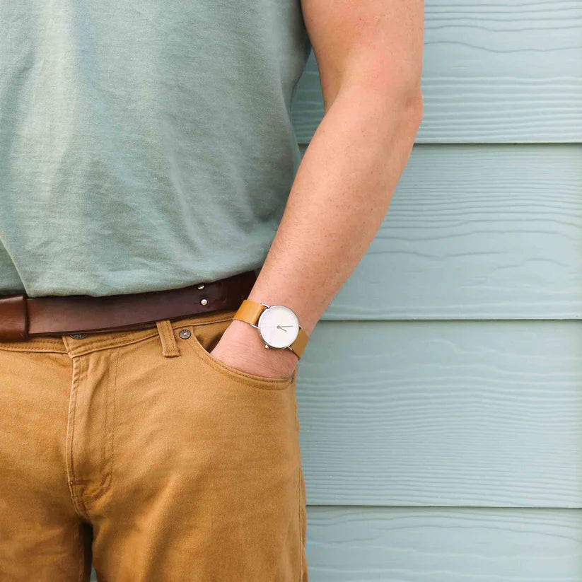 Montre tan - glacier