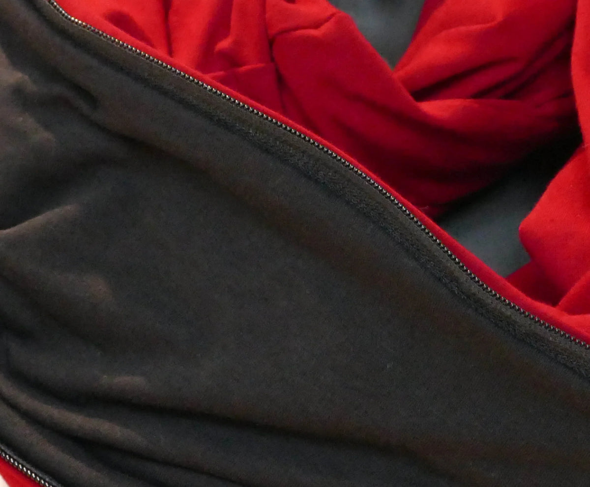 Foulard en coton biologique rouge – élégance instantanée, style assuré