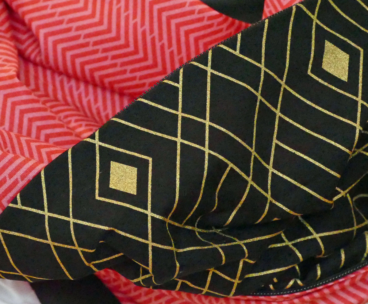 Foulard chevron rose – élégance décontractée et liberté au quotidien
