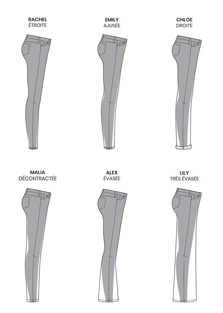 JEANS RACHEL - Cope étroite - JONI - Entre-jambe 27'' -Yoga Jeans - 2107-R27