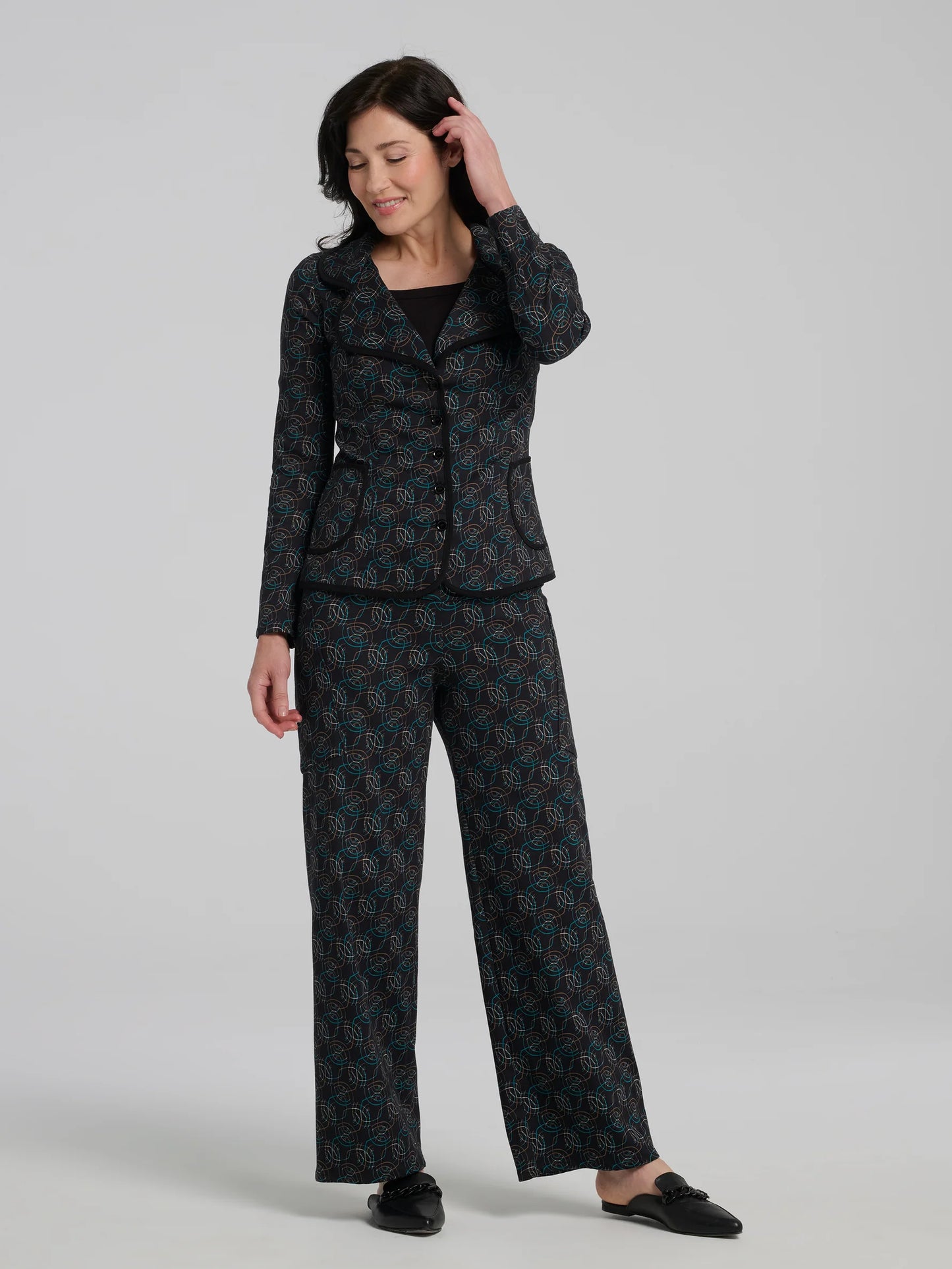 Pantalon Elma - Couleur – Turquoise - Kollontai