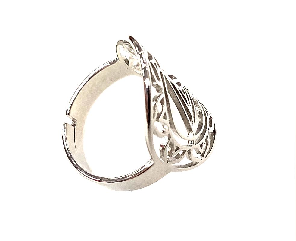 Bague Cercle Triangle - Argent - Création Fish