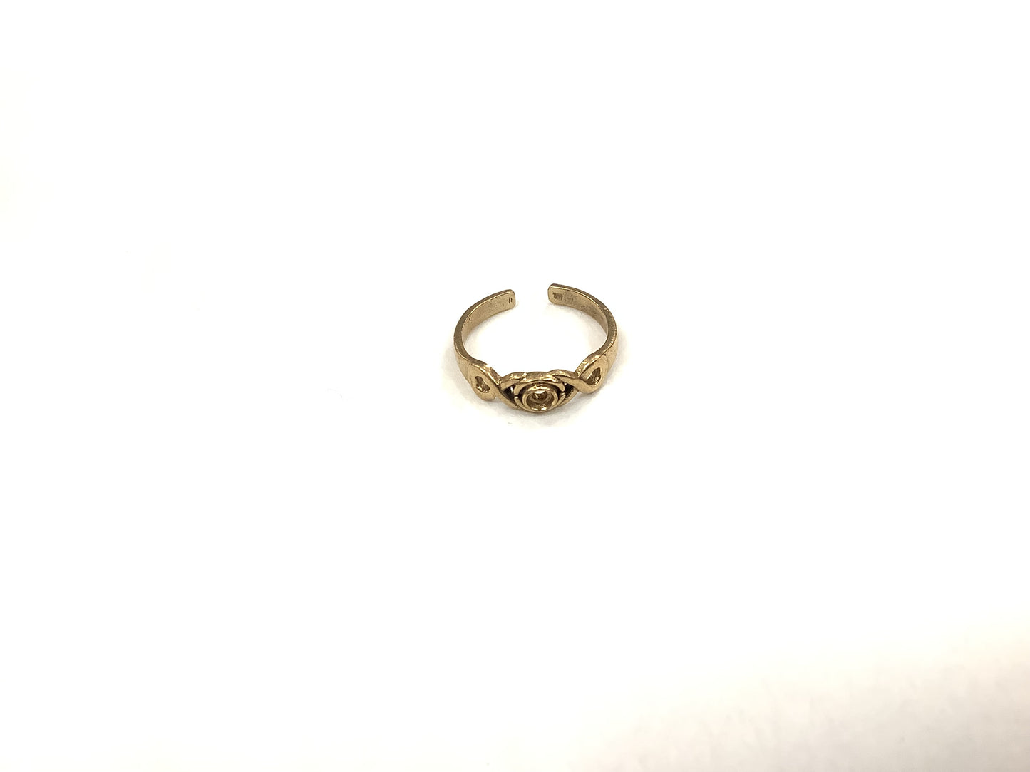 Bague d'orteil RI83 - Couronne -Rouge Import