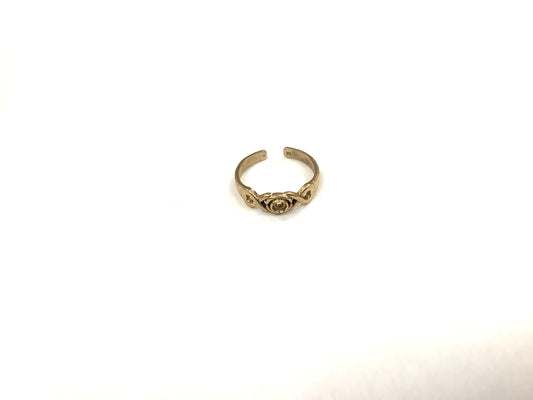 Bague d'orteil RI83 - Couronne -Rouge Import