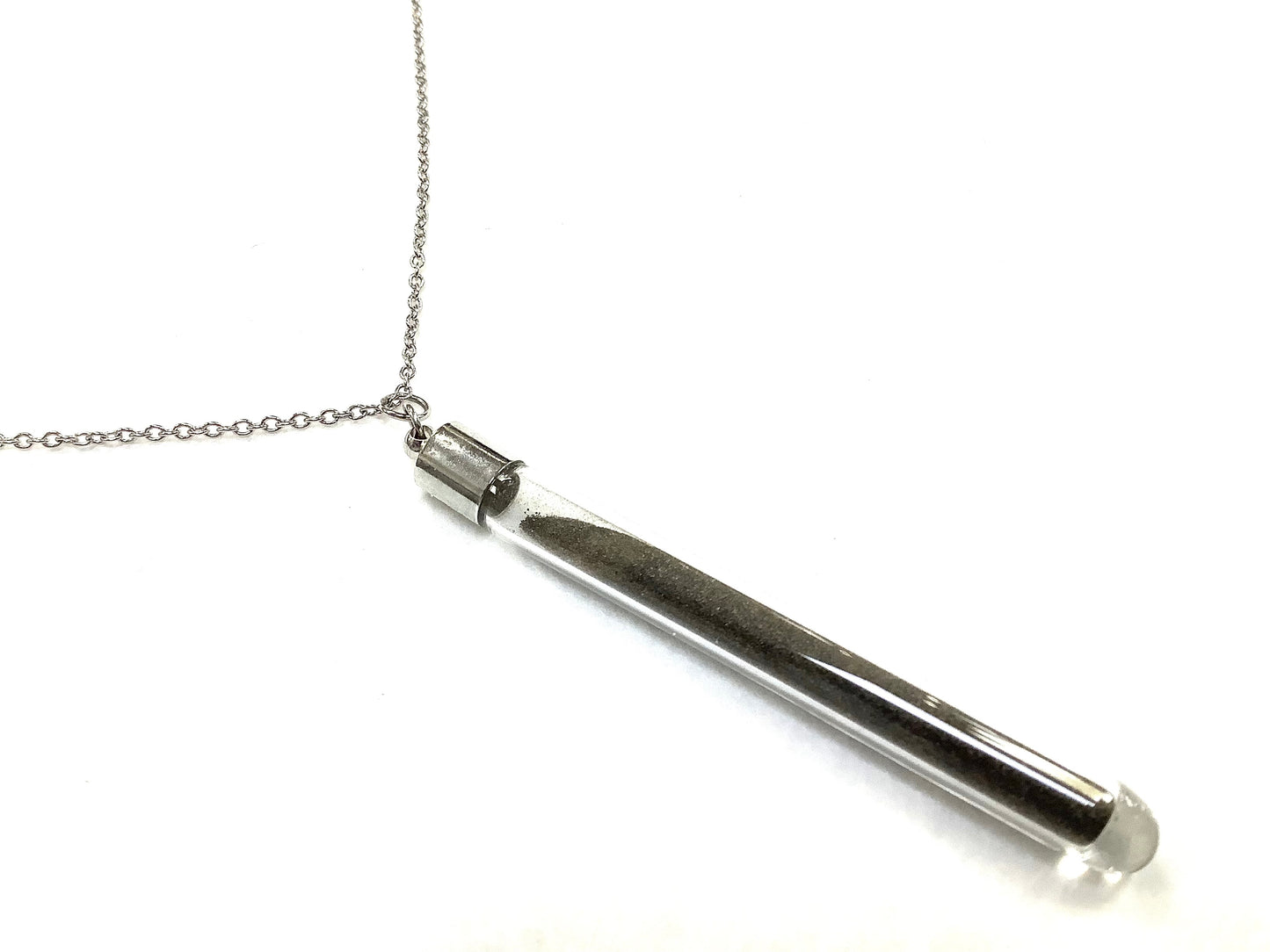 Pendentif Cendre - Tube - Asha