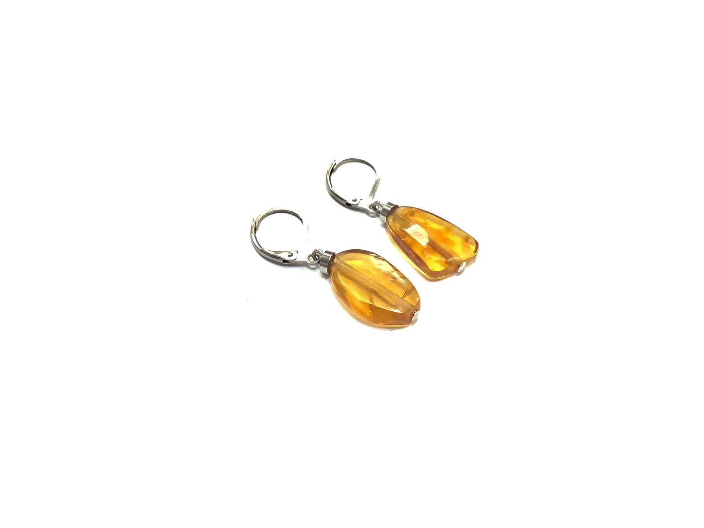 Boucles d'oreilles Petites Ambres - MJ Bijoux