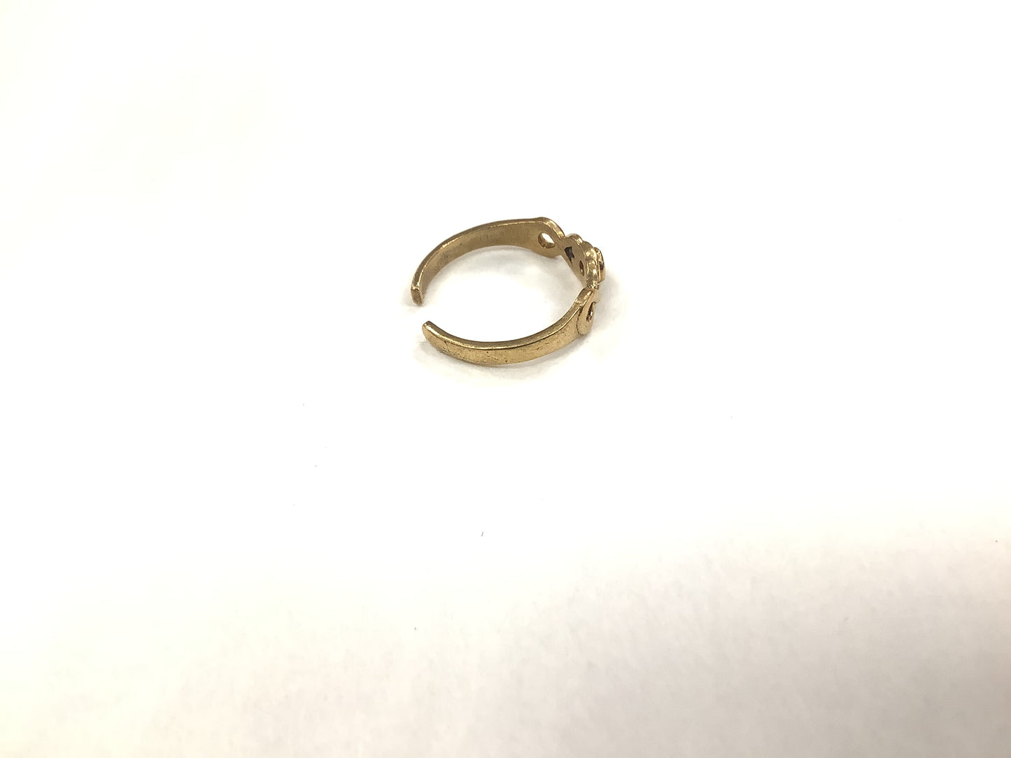 Bague d'orteil RI83 - Couronne -Rouge Import