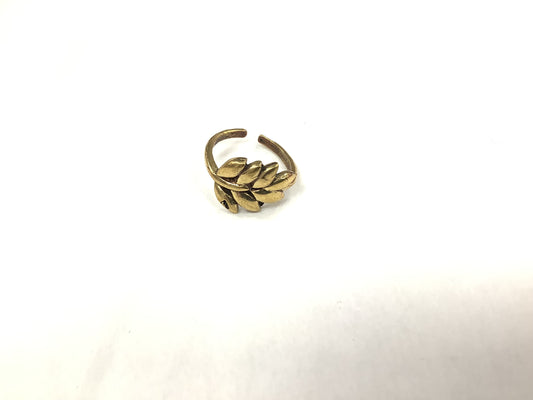 Bague d'orteil RI88 - Feuille - Rouge Import