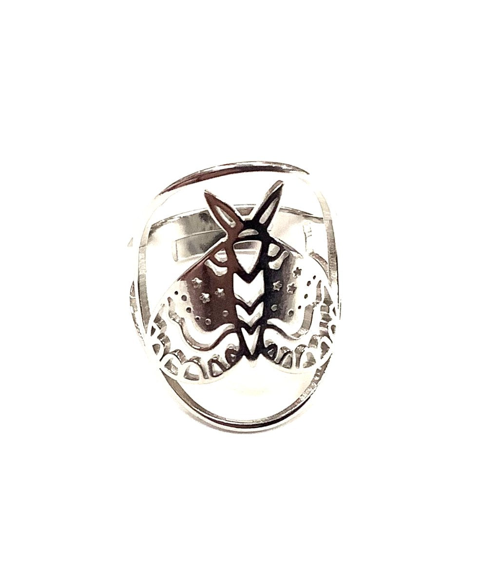 Bague - Papillon - Argent - Création Fish
