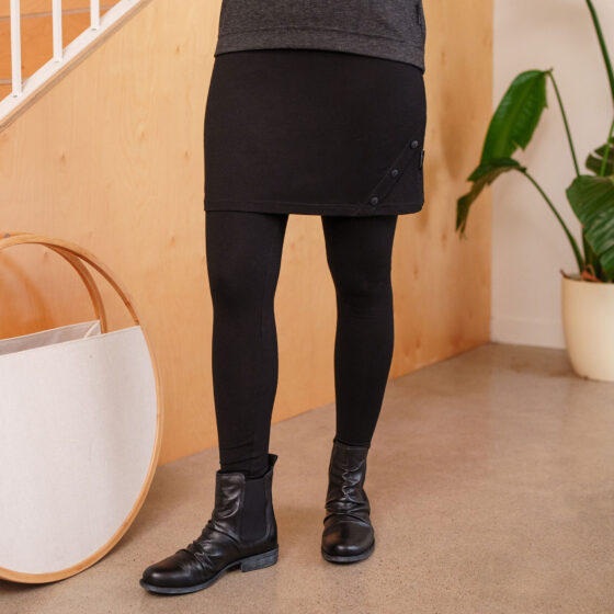 Jupe-legging sylvestre Noir