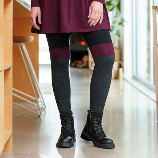 Legging taïga Merlot