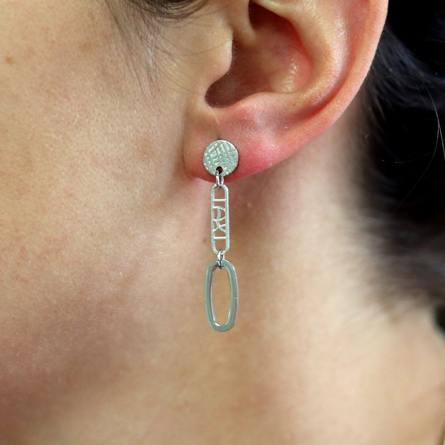 Acier suspendues - Mosaik ovale - Créart