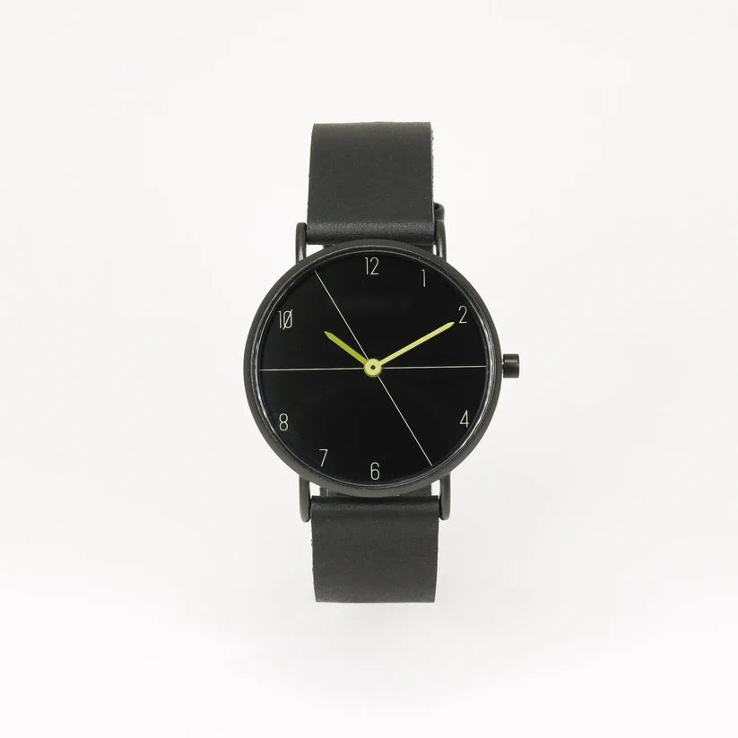 Montre noir - noir mat