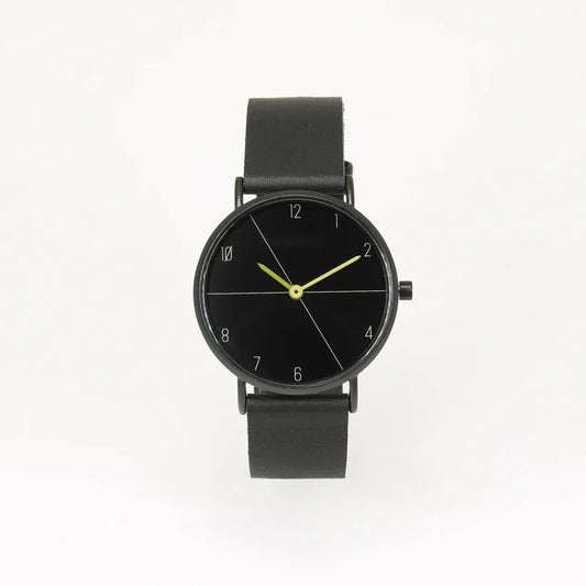 Montre noir - noir mat