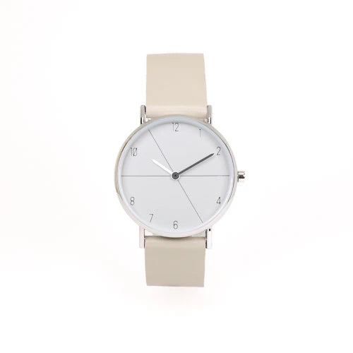 Montre gris pâle - gris