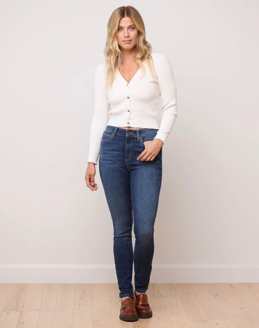 JEANS RACHEL COUPE ÉTROITE - Taille Classique - Entrejambe 30  RIVERSIDE - 2444 - Yoga Jeans