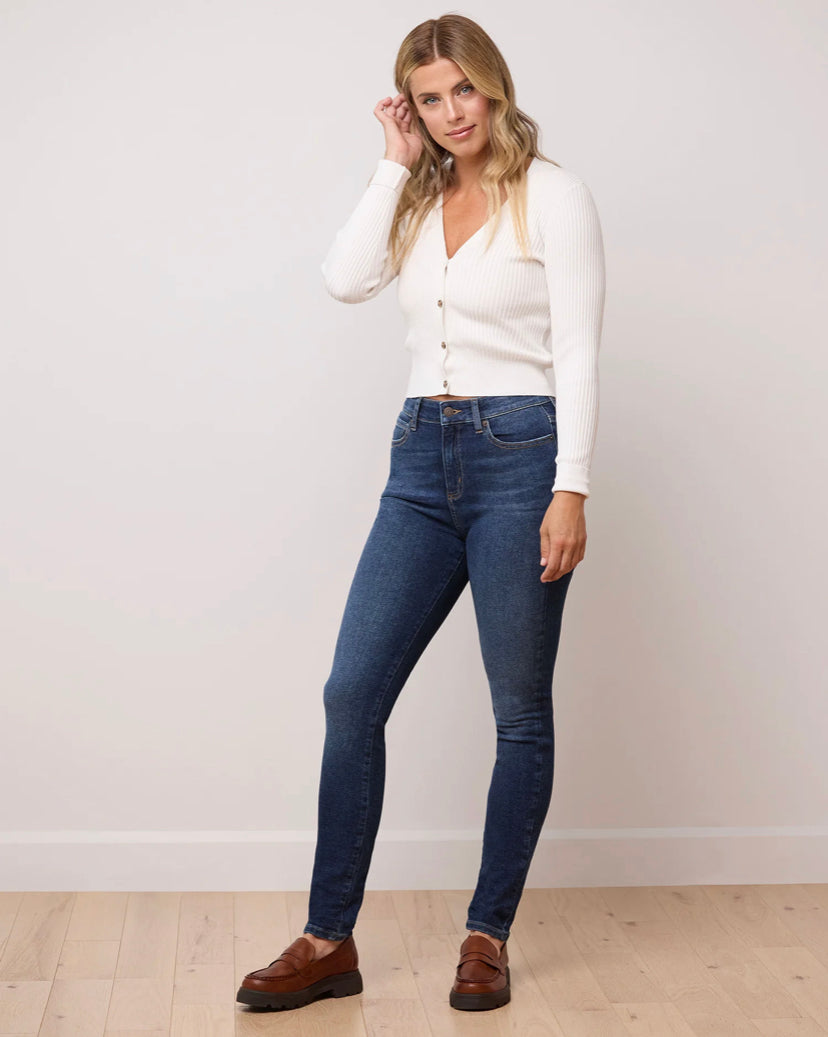 JEANS RACHEL COUPE ÉTROITE - Taille Classique - Entrejambe 30  RIVERSIDE - 2444 - Yoga Jeans