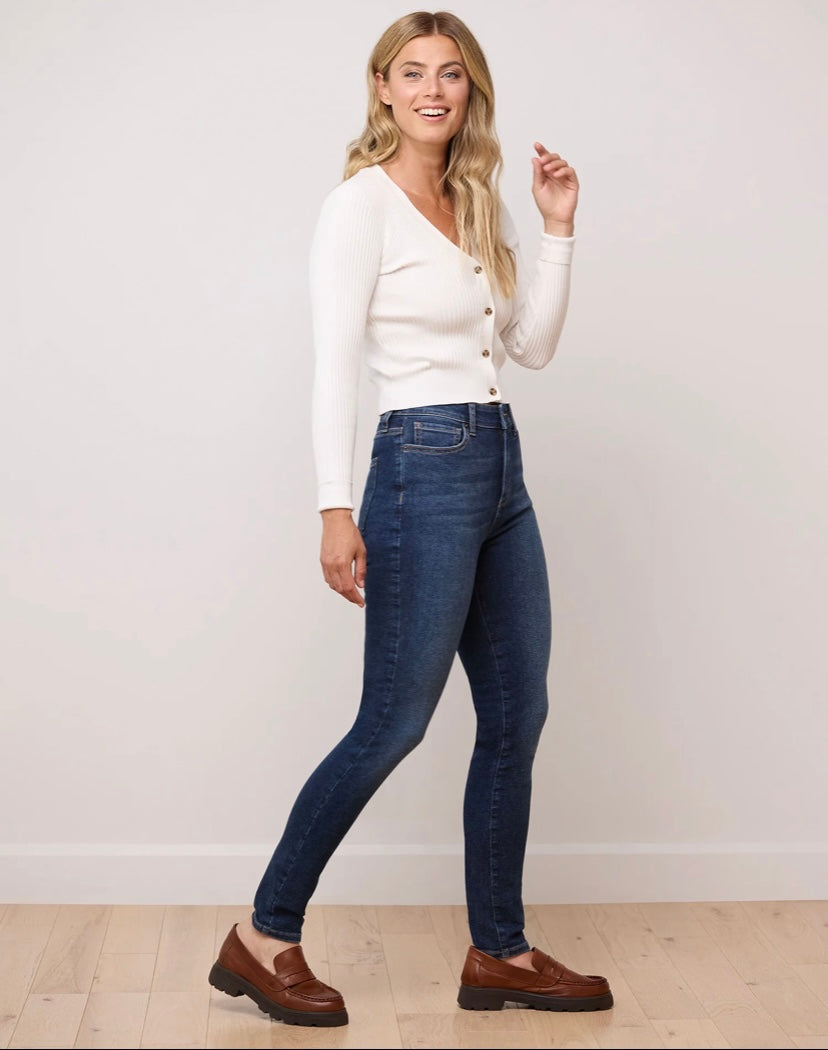 JEANS RACHEL COUPE ÉTROITE - Taille Classique - Entrejambe 30  RIVERSIDE - 2444 - Yoga Jeans