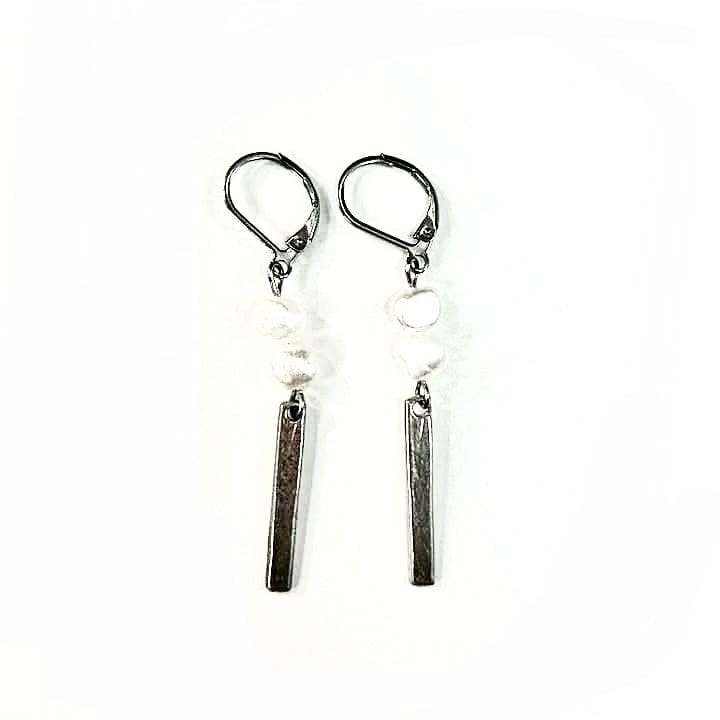 BO rod-Double pearl-Stainless steel red