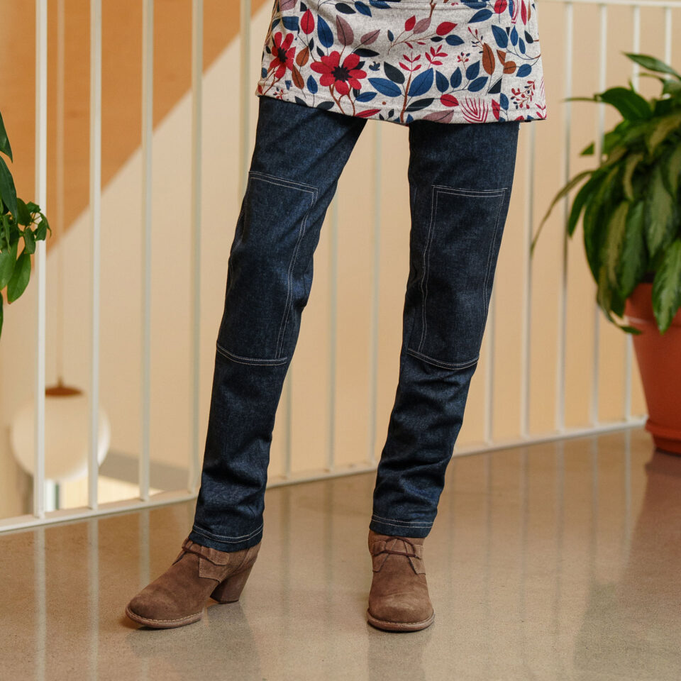 Pantalon cyprès Bleu denim